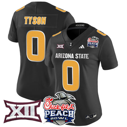 Women's ASU 2025 Peach Bowl Vapor Limited Jersey V2 - All Stitched