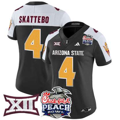 Women's ASU 2025 Peach Bowl Vapor Limited Jersey V2 - All Stitched