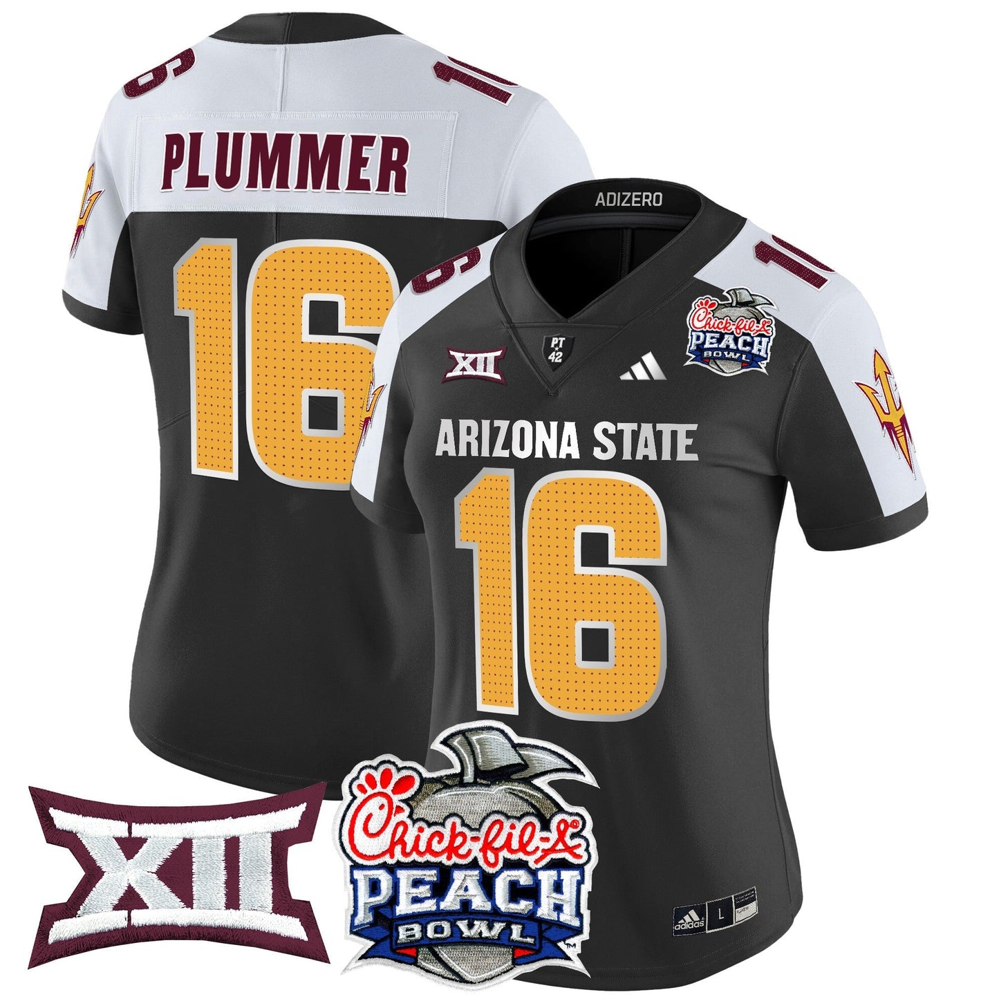 Women's ASU 2025 Peach Bowl Vapor Limited Jersey V2 - All Stitched