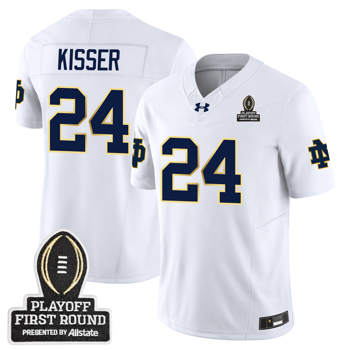 ND 24/25 Jersey - CFP First Round Patch