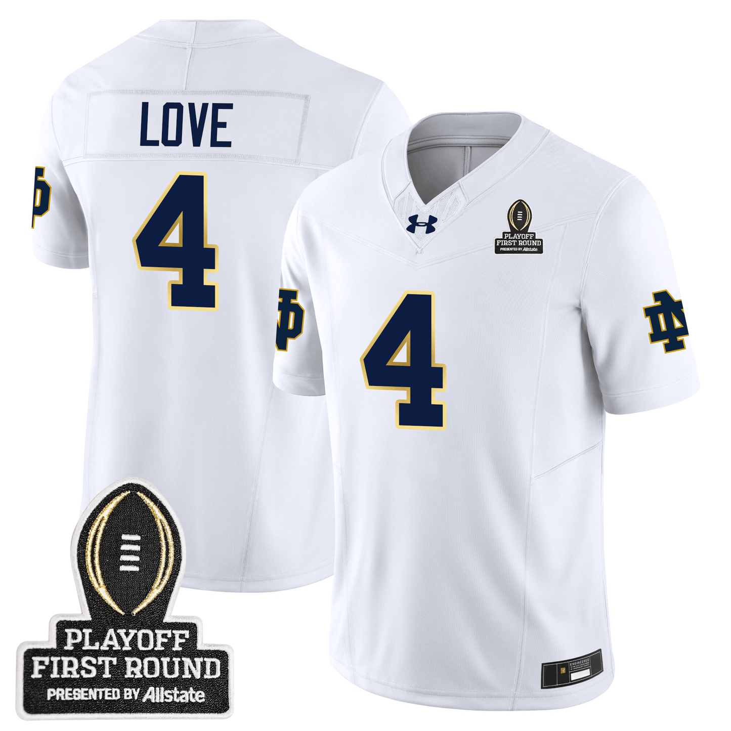 ND 24/25 Jersey - CFP First Round Patch