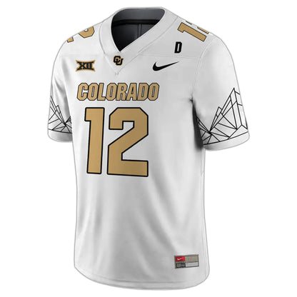 Colorado Buffaloes “Heisman Travis Hunter” With Signature Limited Jersey V4 - Big 12 XII Patch