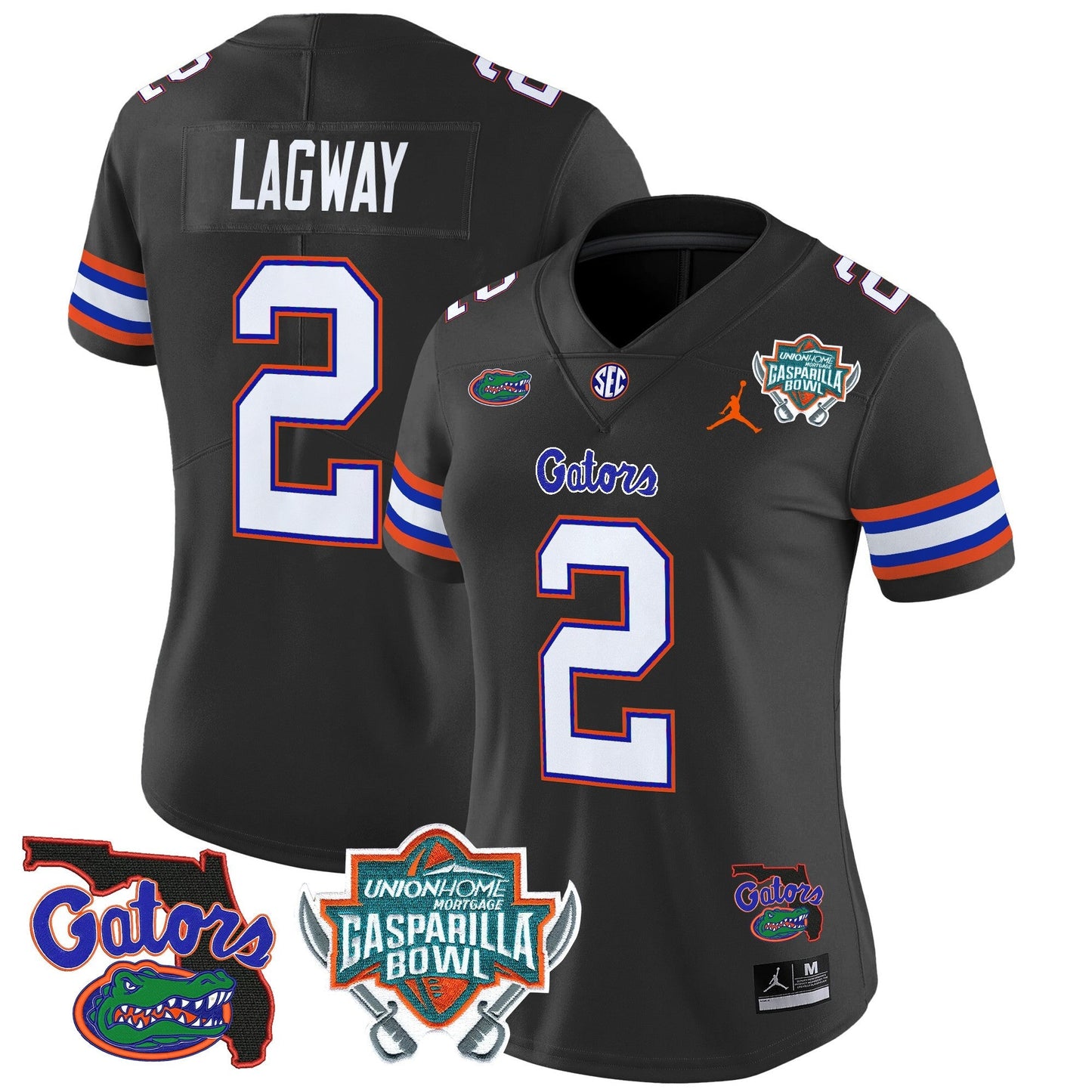 Women's UF 2025 Gasparilla Bowl Patch Vapor Limited Jersey - All Stitched