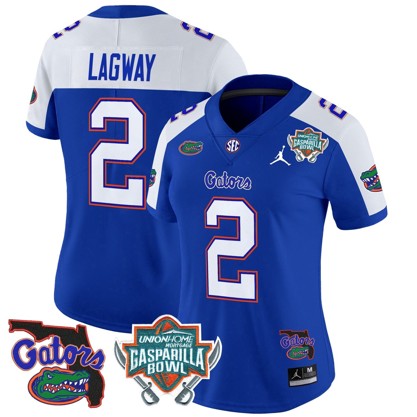Women's UF 2025 Gasparilla Bowl Patch Vapor Limited Jersey - All Stitched