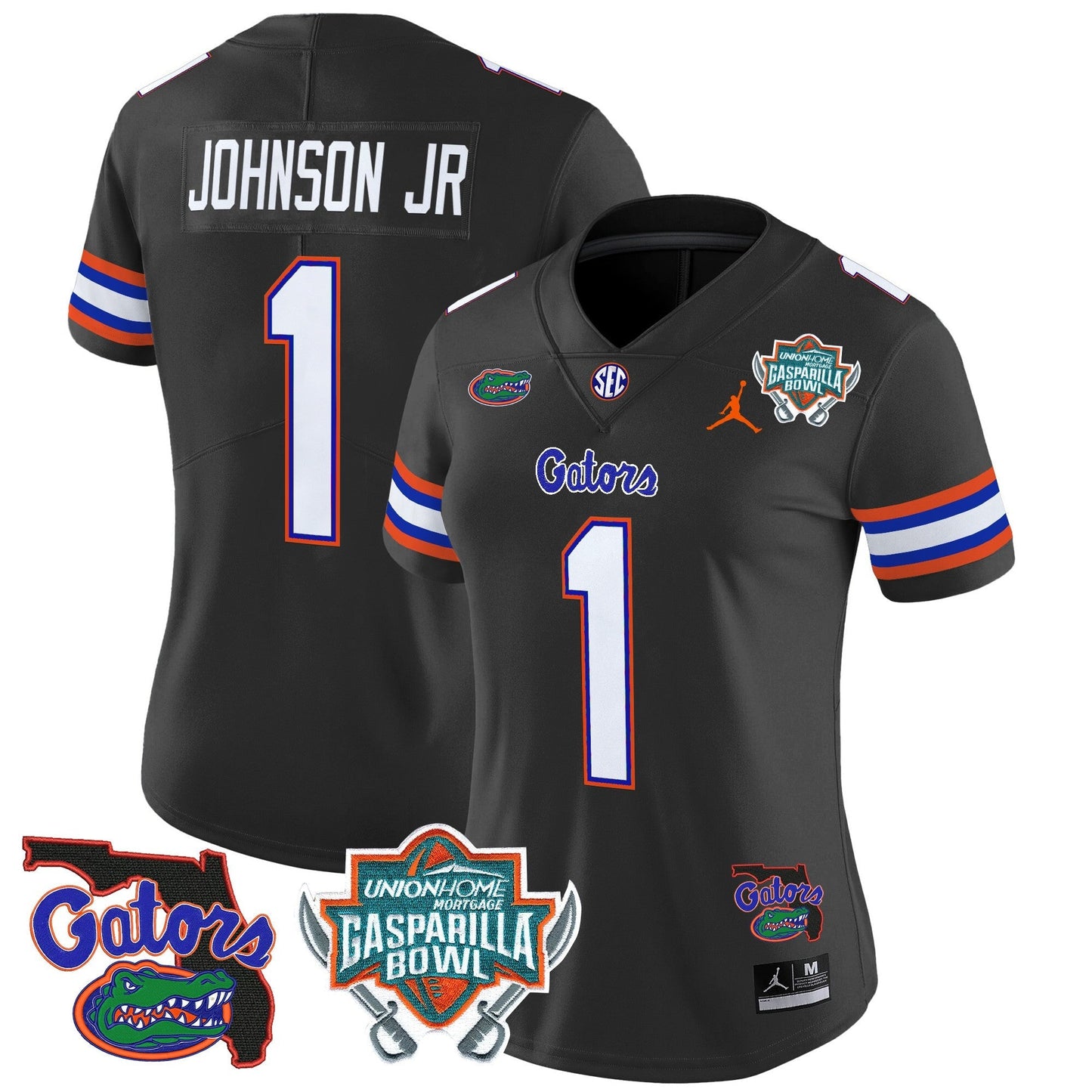 Women's UF 2025 Gasparilla Bowl Patch Vapor Limited Jersey - All Stitched