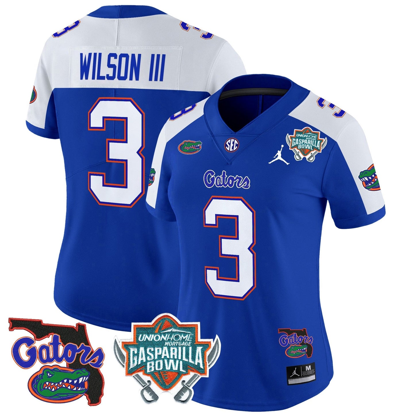 Women's UF 2025 Gasparilla Bowl Patch Vapor Limited Jersey - All Stitched