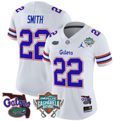 Women's UF 2025 Gasparilla Bowl Patch Vapor Limited Jersey - All Stitched