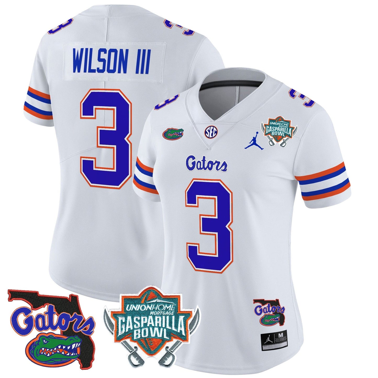 Women's UF 2025 Gasparilla Bowl Patch Vapor Limited Jersey - All Stitched