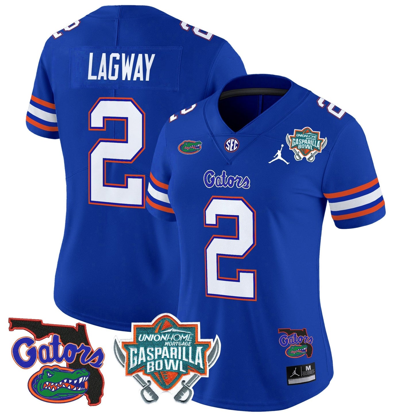 Women's UF 2025 Gasparilla Bowl Patch Vapor Limited Jersey - All Stitched