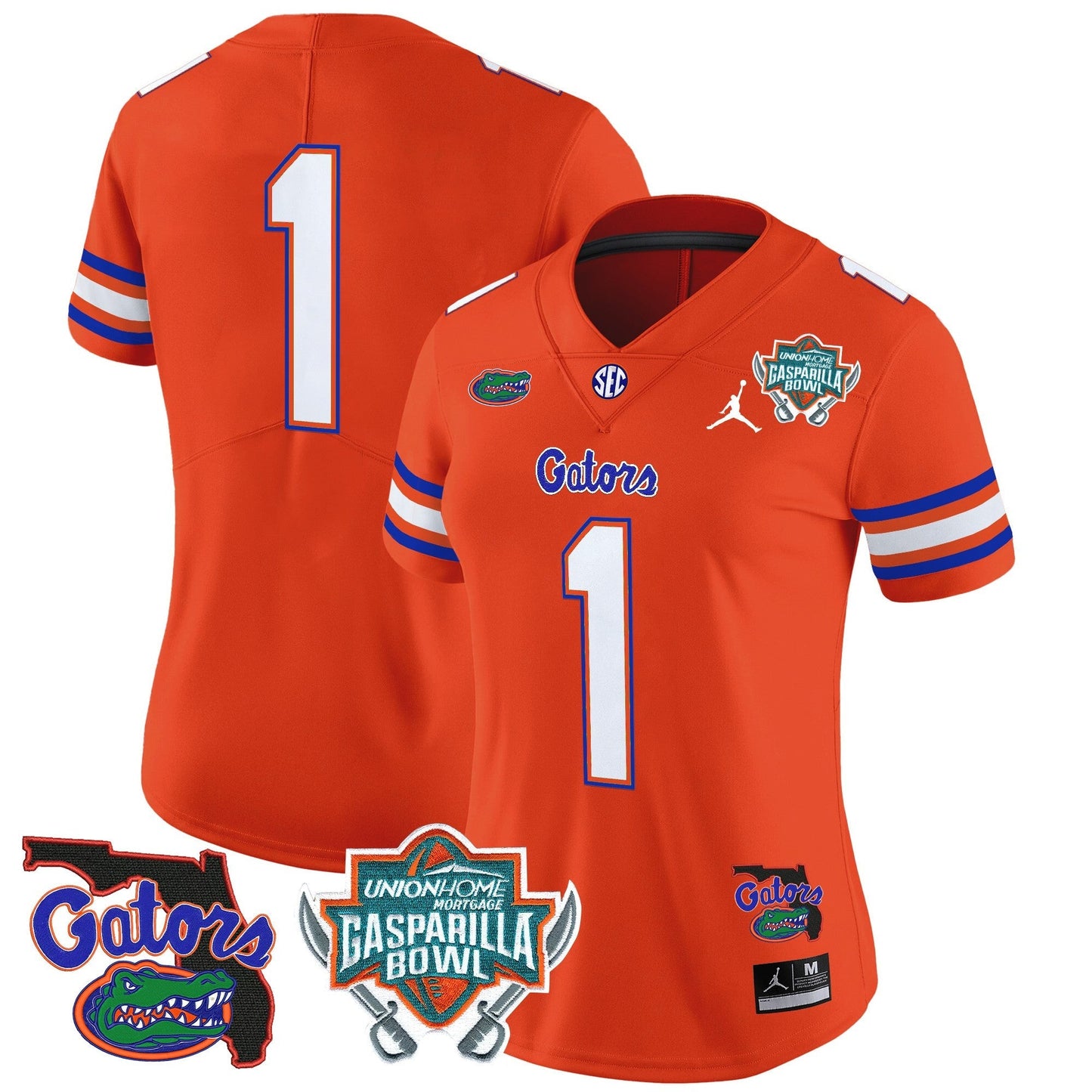 Women's UF 2025 Gasparilla Bowl Patch Vapor Limited Jersey - All Stitched
