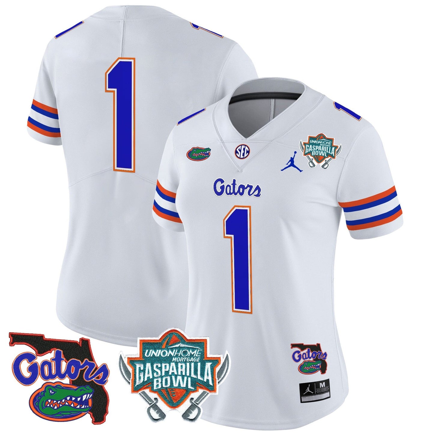 Women's UF 2025 Gasparilla Bowl Patch Vapor Limited Jersey - All Stitched
