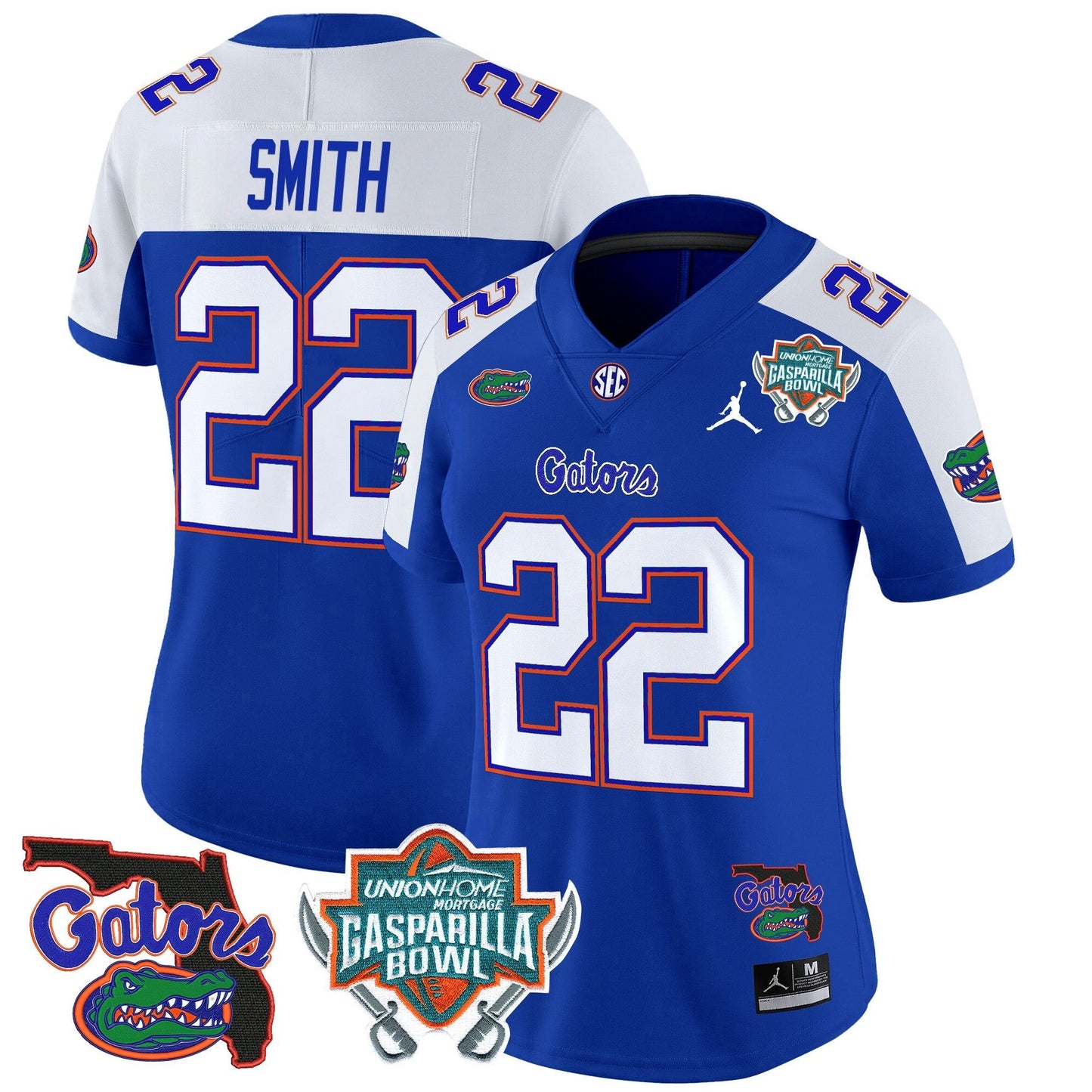 Women's UF 2025 Gasparilla Bowl Patch Vapor Limited Jersey - All Stitched