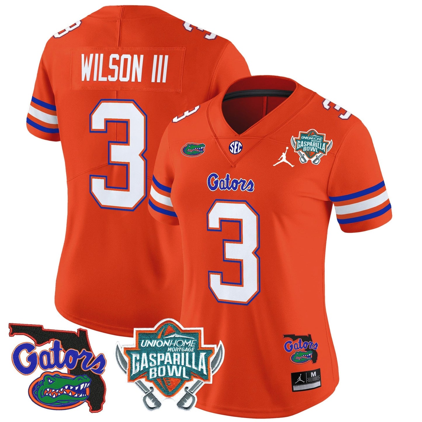 Women's UF 2025 Gasparilla Bowl Patch Vapor Limited Jersey - All Stitched