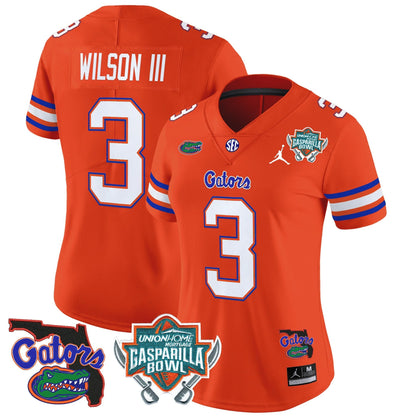 Women's UF 2025 Gasparilla Bowl Patch Vapor Limited Jersey - All Stitched