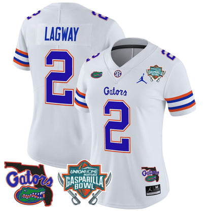 Women's UF 2025 Gasparilla Bowl Patch Vapor Limited Jersey - All Stitched