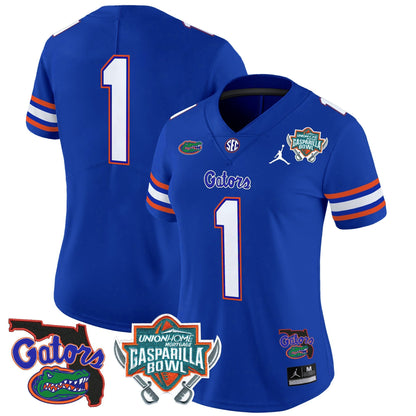 Women's UF 2025 Gasparilla Bowl Patch Vapor Limited Jersey - All Stitched