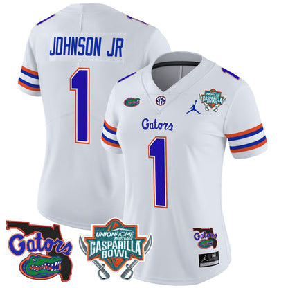 Women's UF 2025 Gasparilla Bowl Patch Vapor Limited Jersey - All Stitched