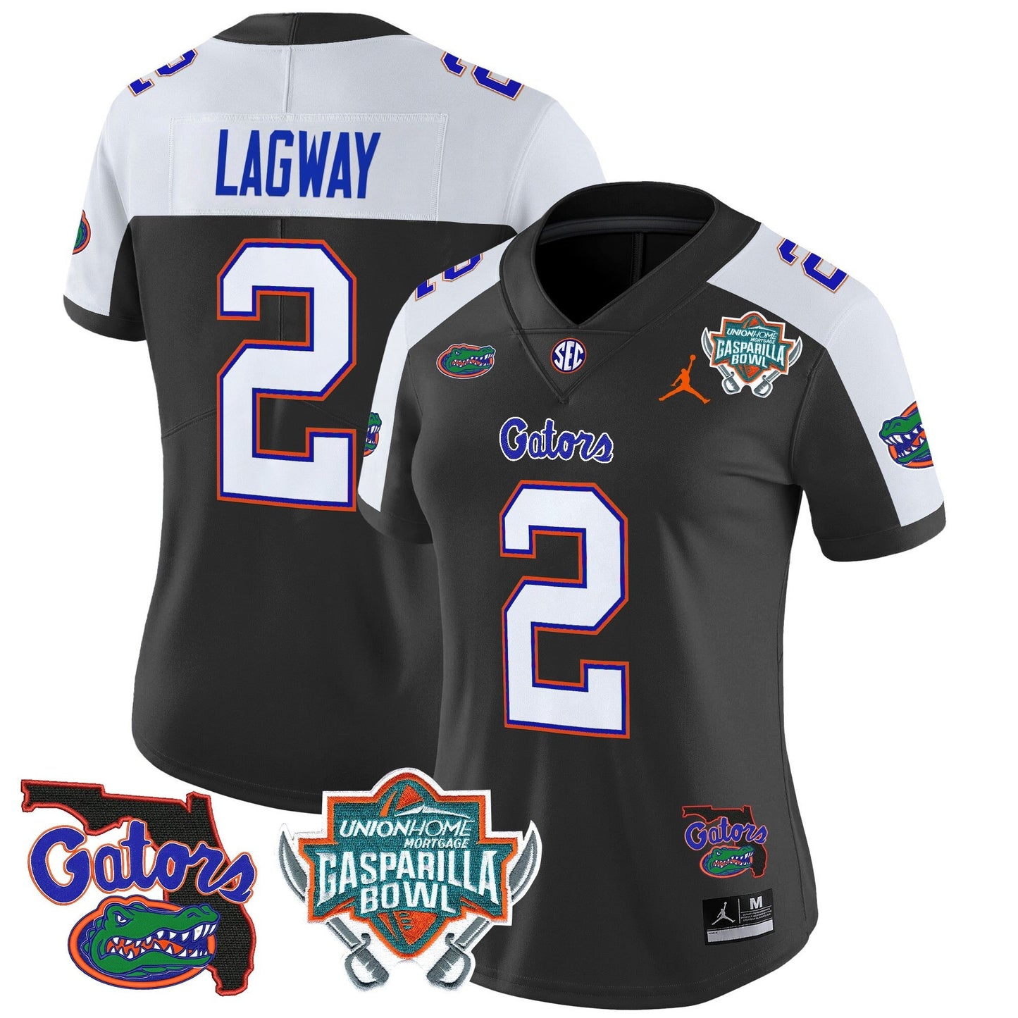 Women's UF 2025 Gasparilla Bowl Patch Vapor Limited Jersey - All Stitched