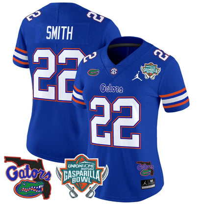 Women's UF 2025 Gasparilla Bowl Patch Vapor Limited Jersey - All Stitched
