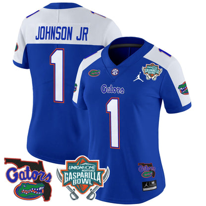 Women's UF 2025 Gasparilla Bowl Patch Vapor Limited Jersey - All Stitched