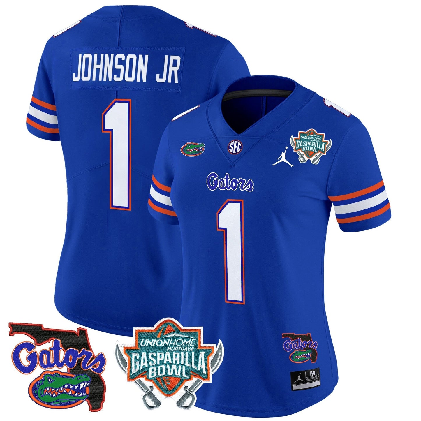Women's UF 2025 Gasparilla Bowl Patch Vapor Limited Jersey - All Stitched