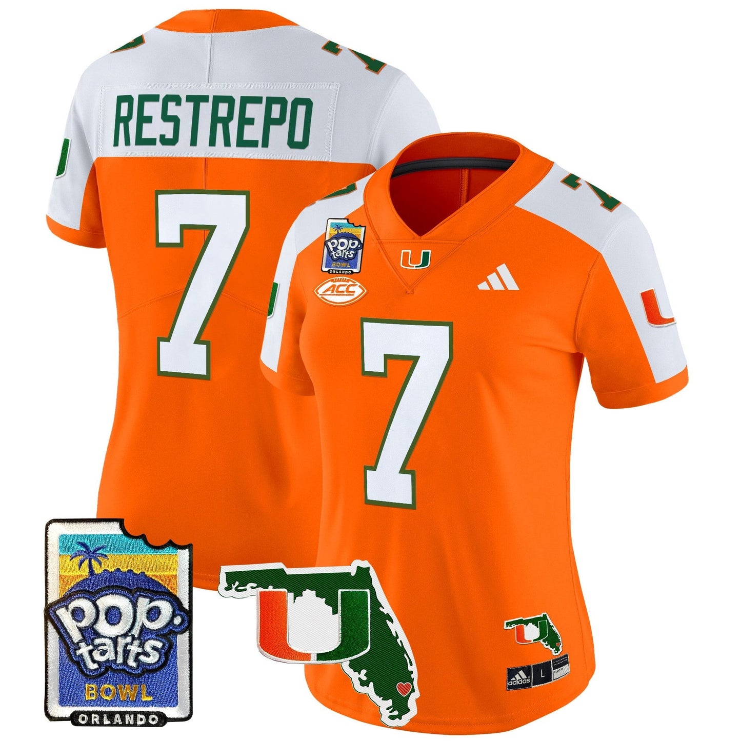 Women's MIA 2025 PopTarts Bowl Patch Vapor Limited Jersey - All Stitched