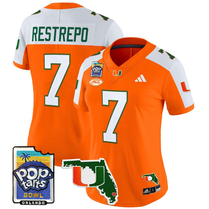Women's MIA 2025 PopTarts Bowl Patch Vapor Limited Jersey - All Stitched