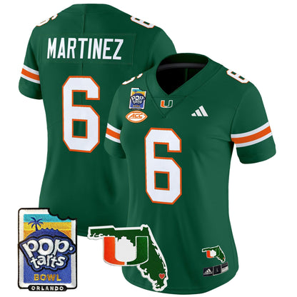 Women's MIA 2025 PopTarts Bowl Patch Vapor Limited Jersey - All Stitched