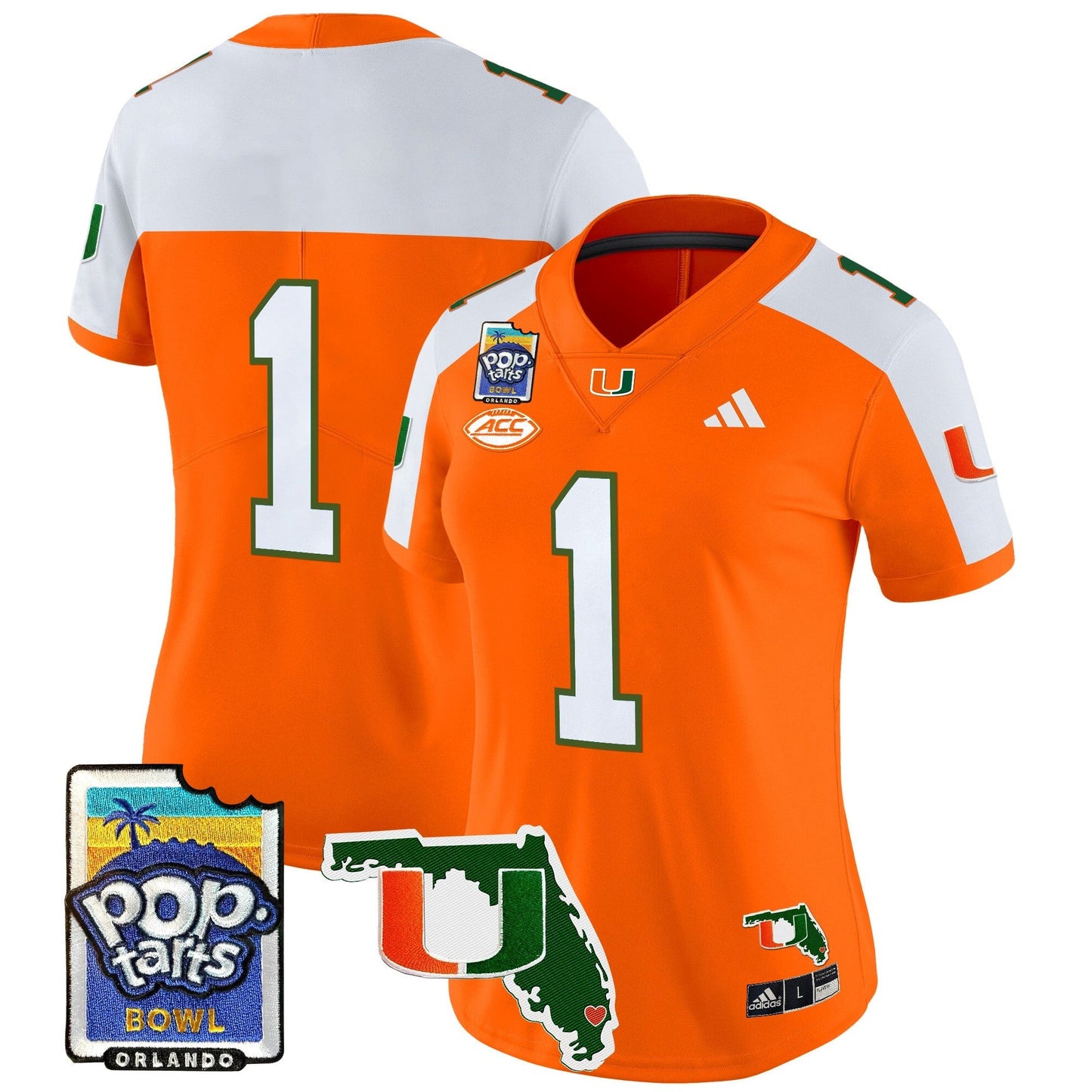 Women's MIA 2025 PopTarts Bowl Patch Vapor Limited Jersey - All Stitched