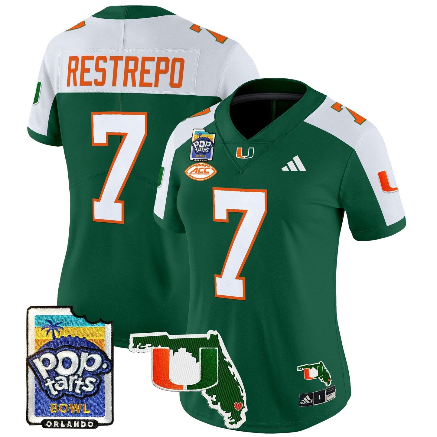 Women's MIA 2025 PopTarts Bowl Patch Vapor Limited Jersey - All Stitched