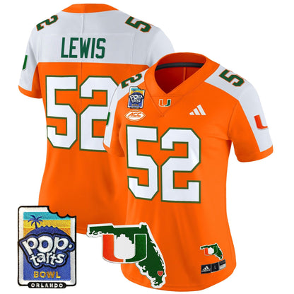 Women's MIA 2025 PopTarts Bowl Patch Vapor Limited Jersey - All Stitched