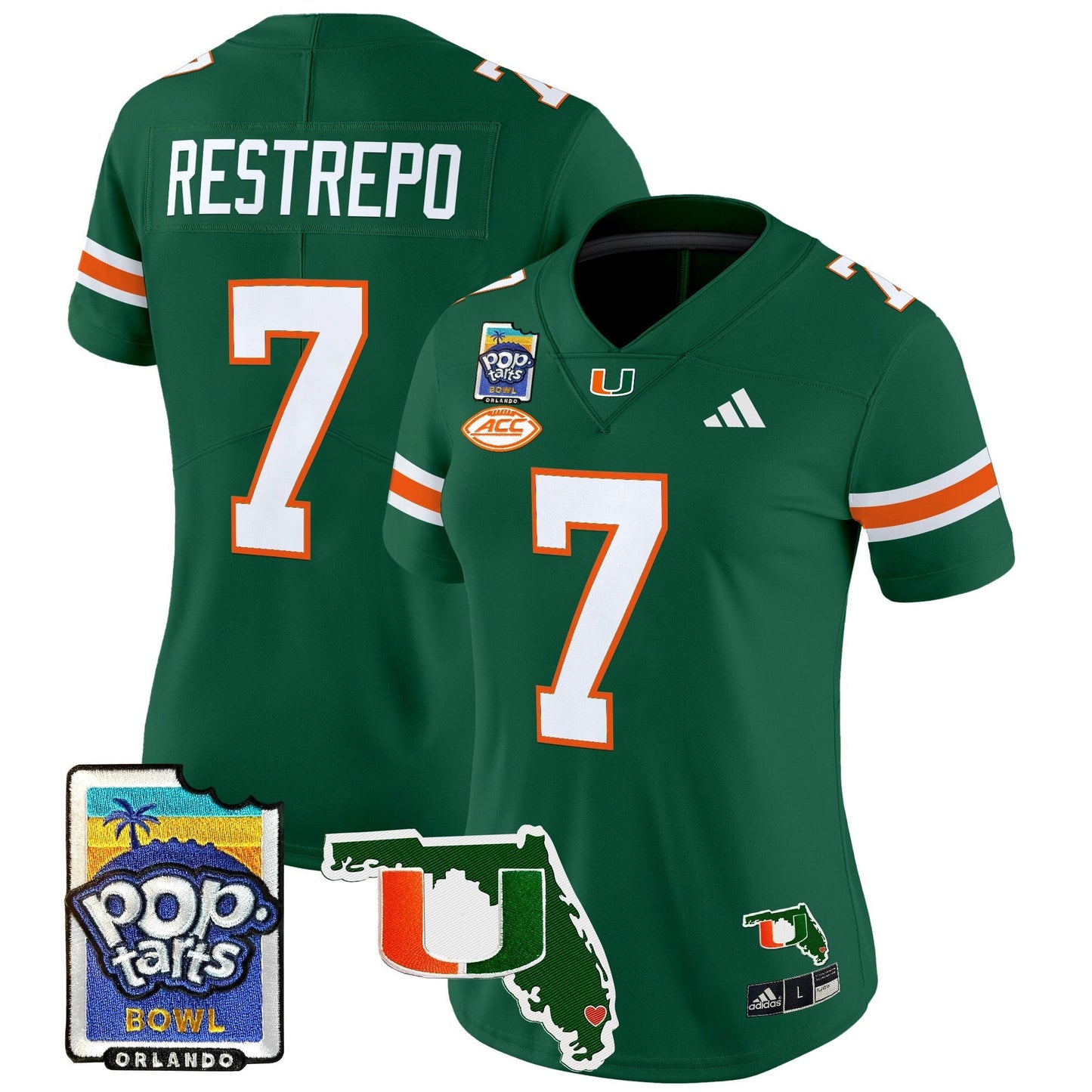 Women's MIA 2025 PopTarts Bowl Patch Vapor Limited Jersey - All Stitched