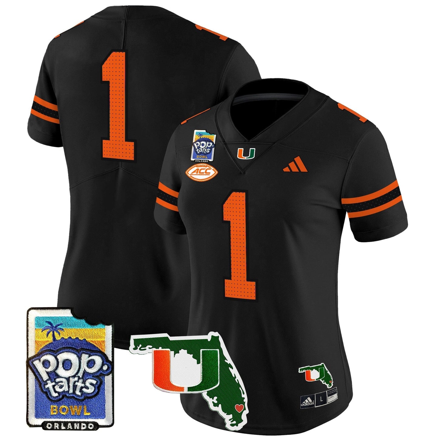 Women's MIA 2025 PopTarts Bowl Patch Vapor Limited Jersey - All Stitched