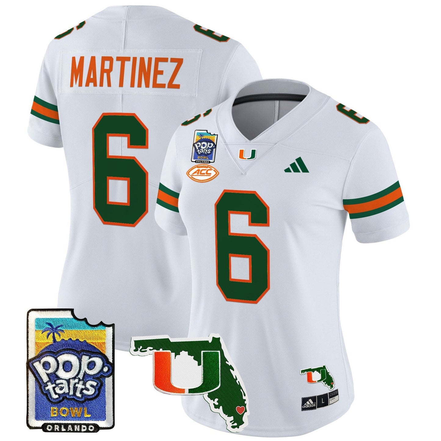 Women's MIA 2025 PopTarts Bowl Patch Vapor Limited Jersey - All Stitched