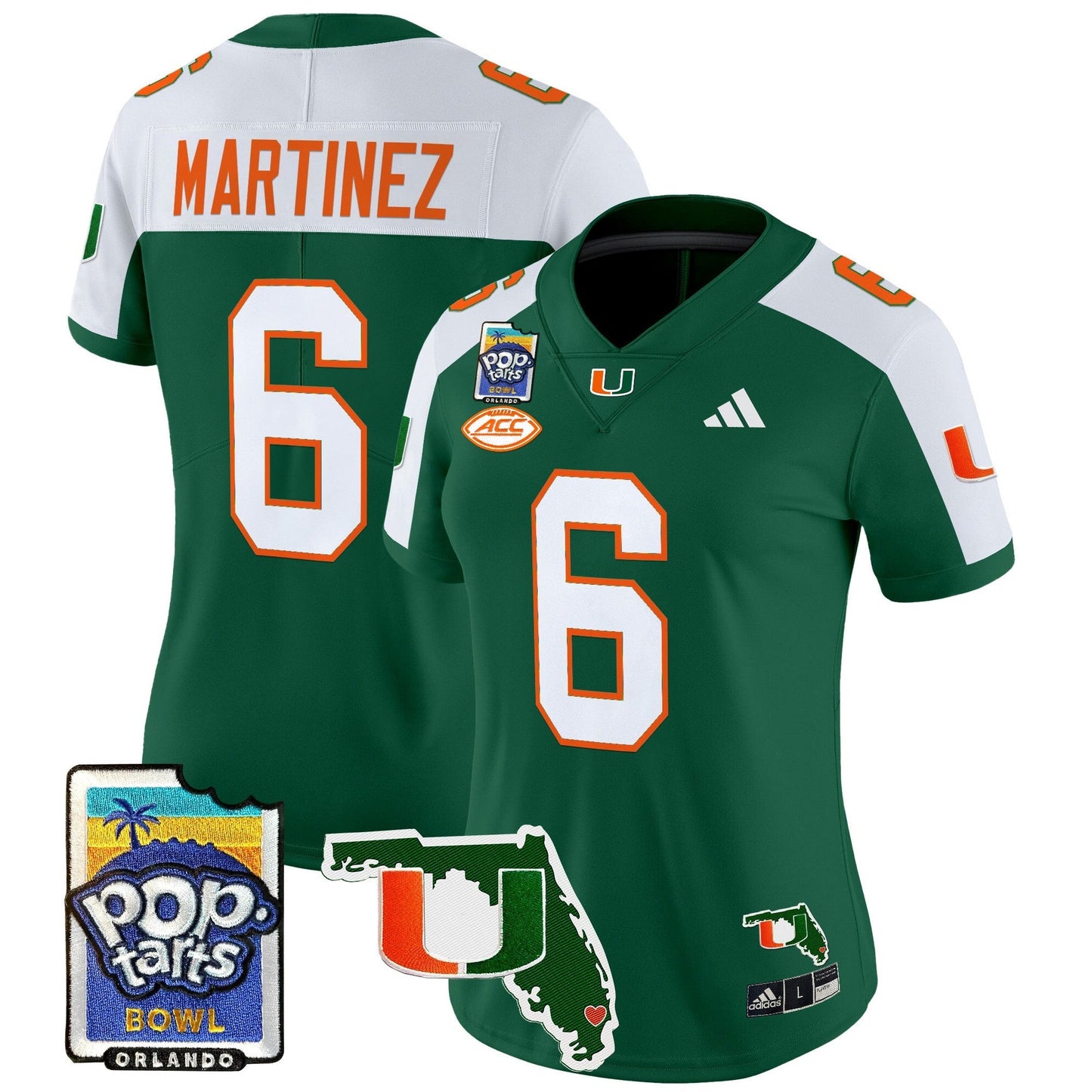 Women's MIA 2025 PopTarts Bowl Patch Vapor Limited Jersey - All Stitched