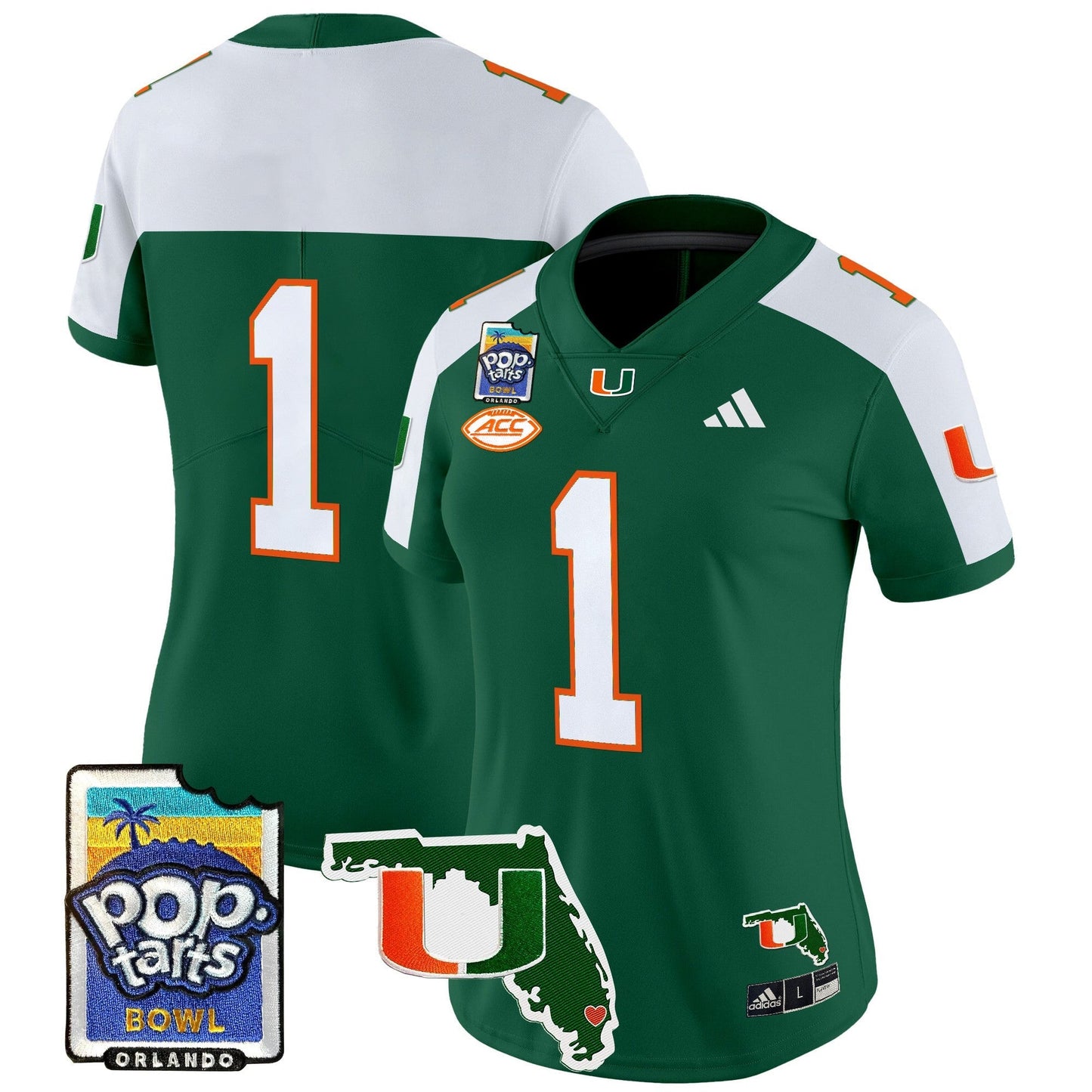 Women's MIA 2025 PopTarts Bowl Patch Vapor Limited Jersey - All Stitched