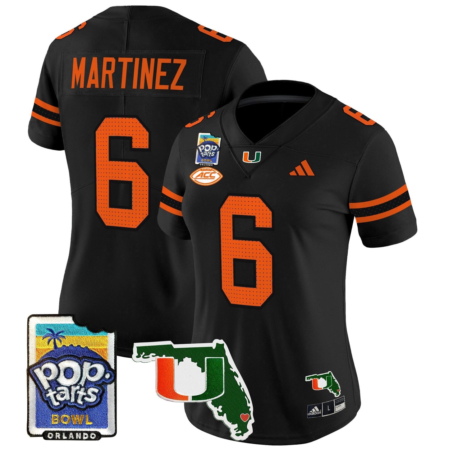 Women's MIA 2025 PopTarts Bowl Patch Vapor Limited Jersey - All Stitched