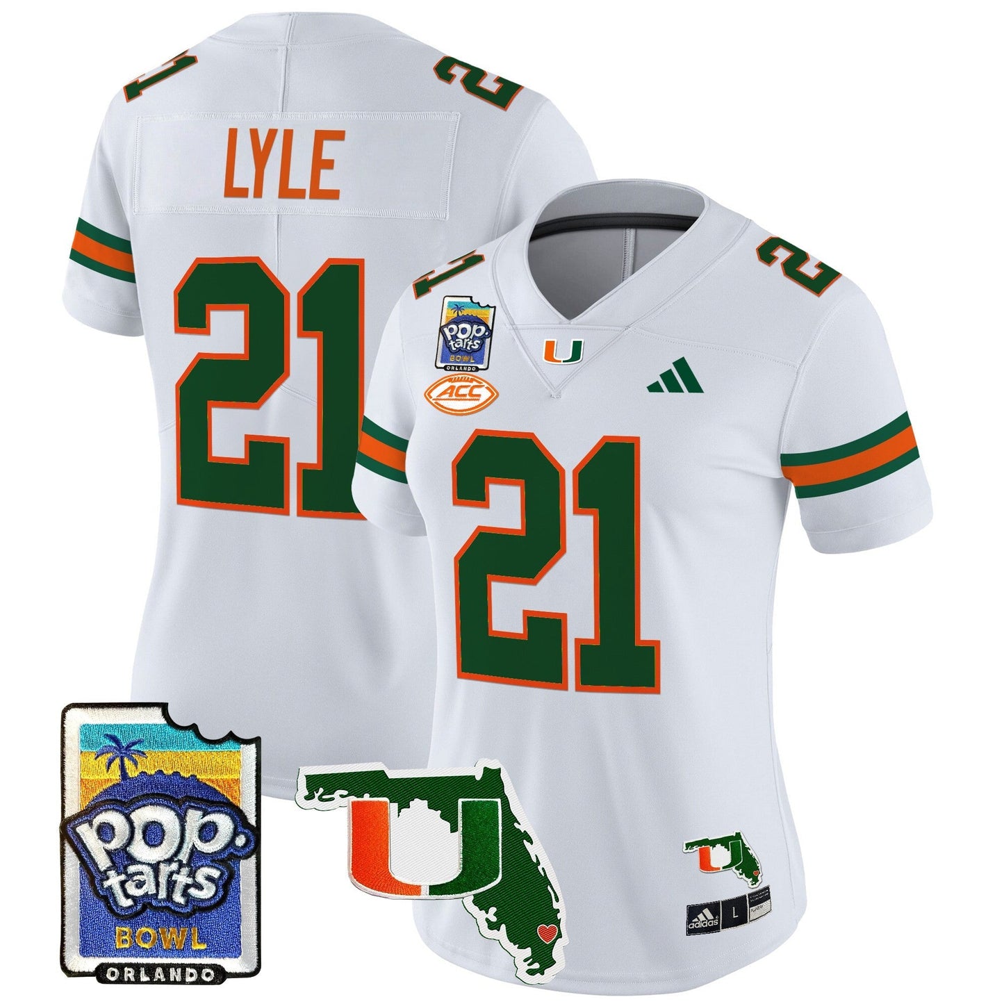 Women's MIA 2025 PopTarts Bowl Patch Vapor Limited Jersey - All Stitched