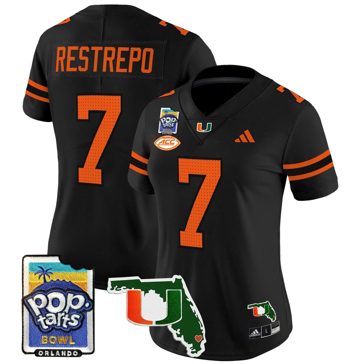 Women's MIA 2025 PopTarts Bowl Patch Vapor Limited Jersey - All Stitched