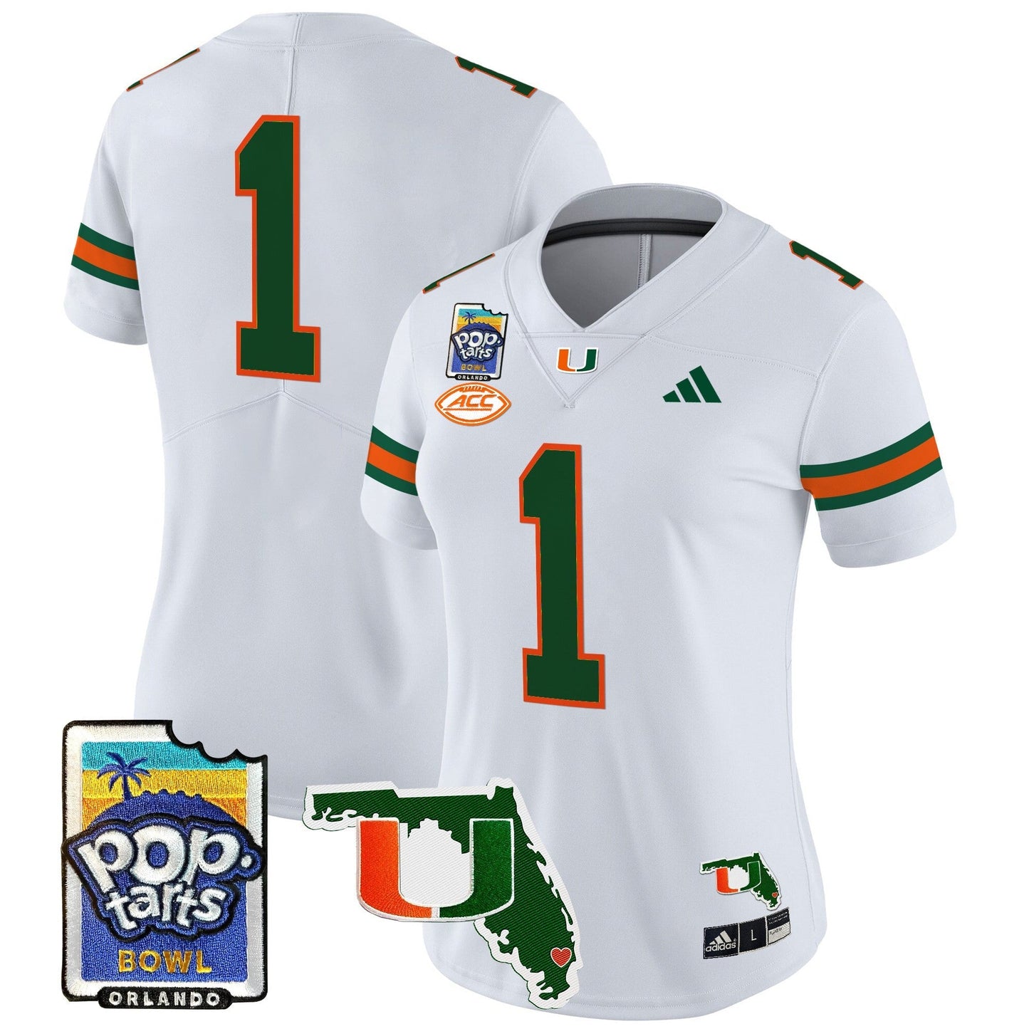 Women's MIA 2025 PopTarts Bowl Patch Vapor Limited Jersey - All Stitched