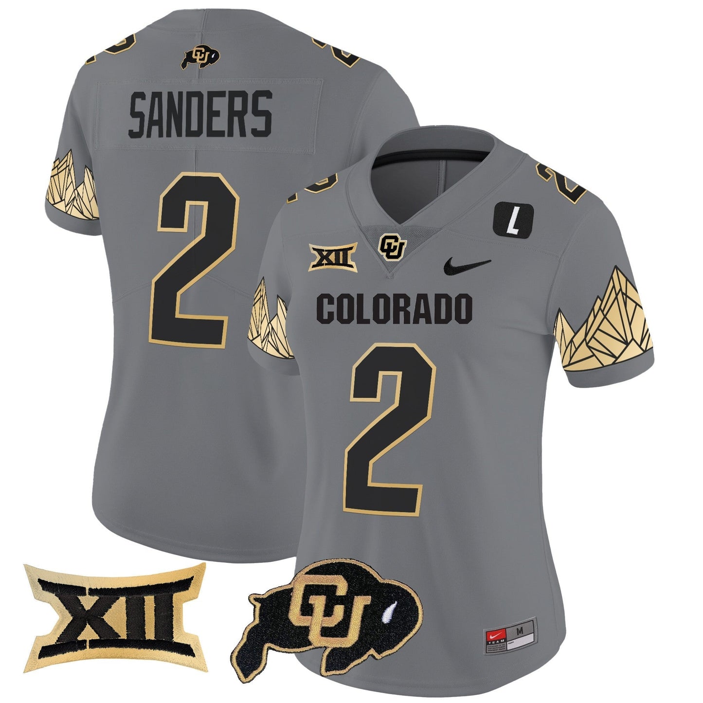 Women's CU Vapor Limited Jersey V4 - Big 12 XII Patch - All Stitched