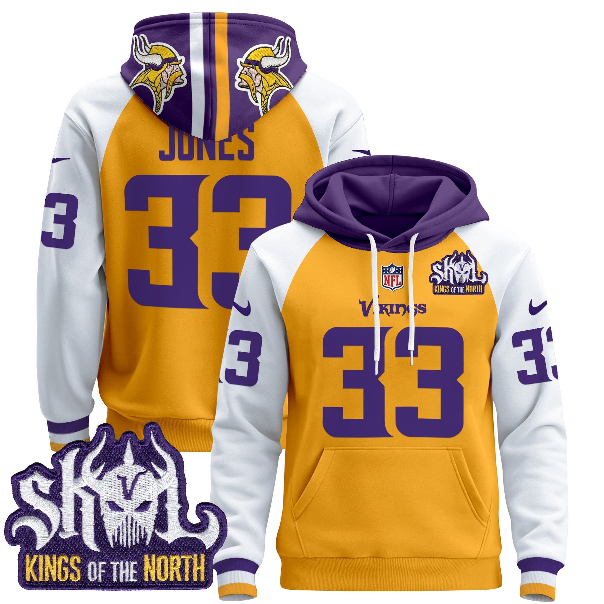Men's Minnesota Vikings 2025 Pullover Hoodie - All Stitched