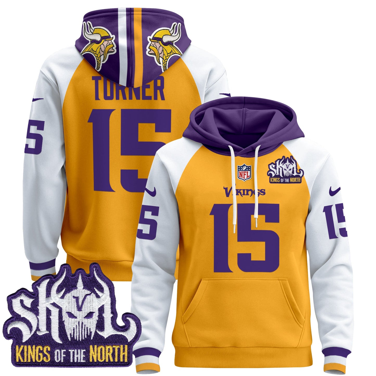Men's Minnesota Vikings 2025 Pullover Hoodie - All Stitched