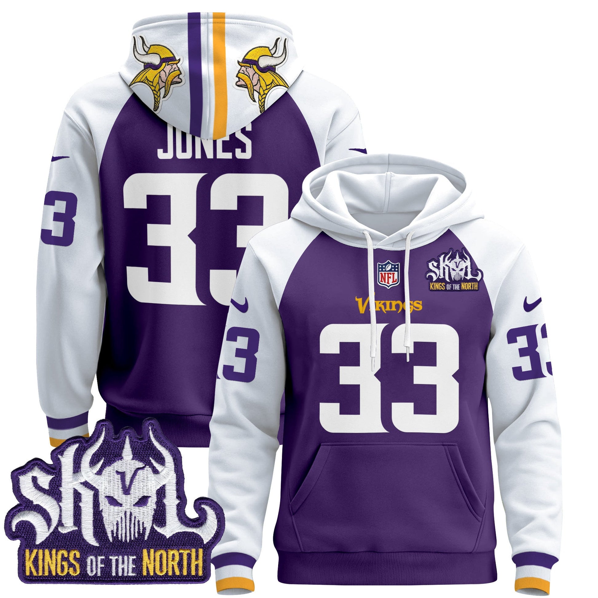 Men's Minnesota Vikings 2025 Pullover Hoodie - All Stitched