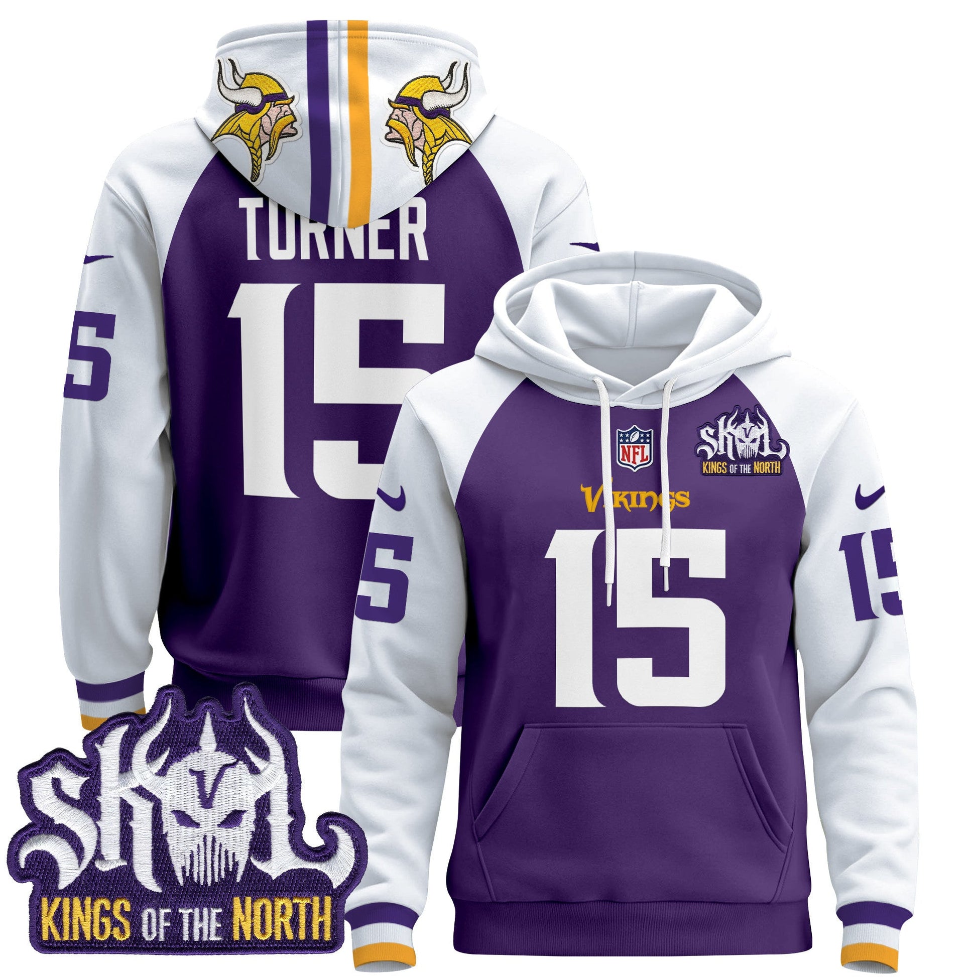 Men's Minnesota Vikings 2025 Pullover Hoodie - All Stitched