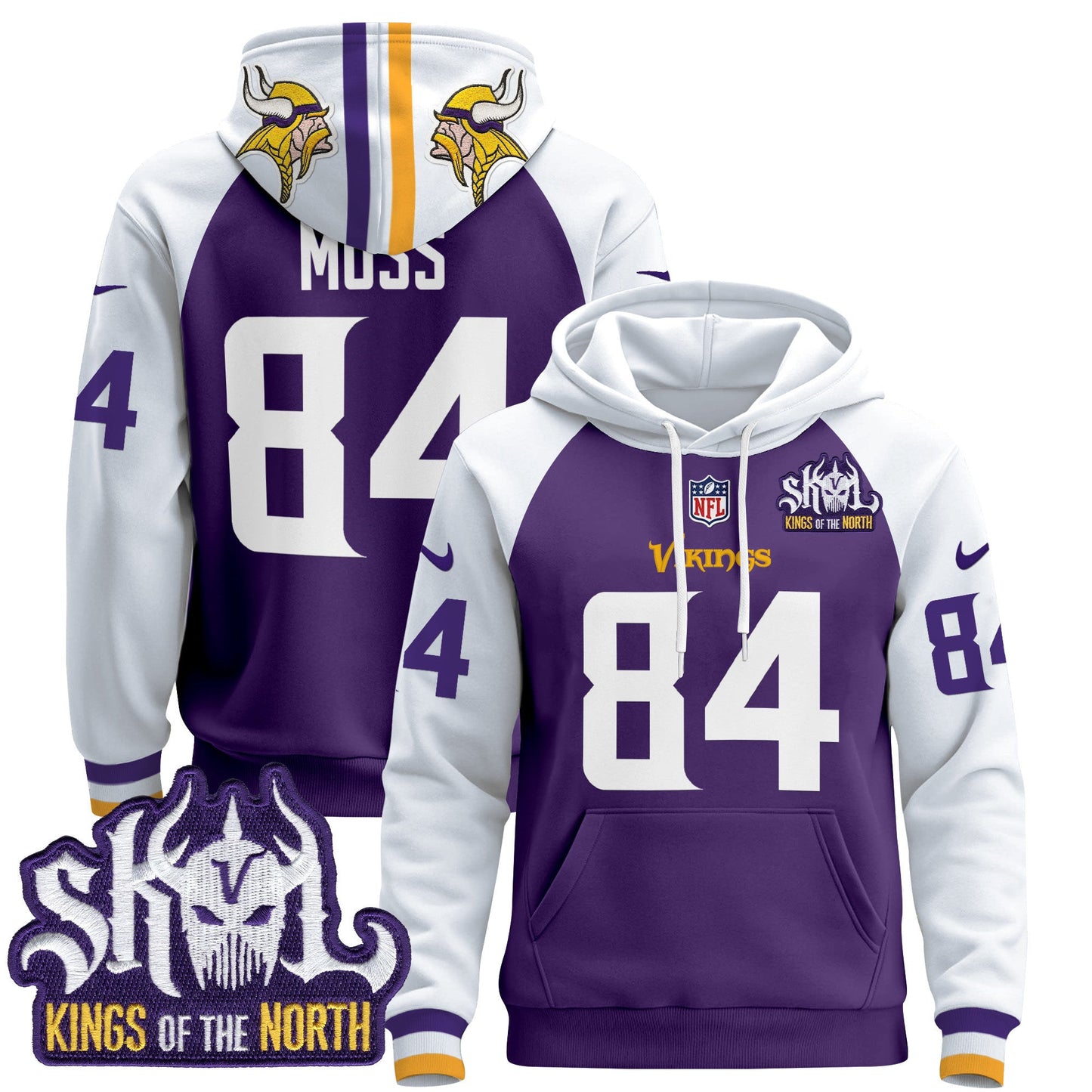 Men's Minnesota Vikings 2025 Pullover Hoodie - All Stitched