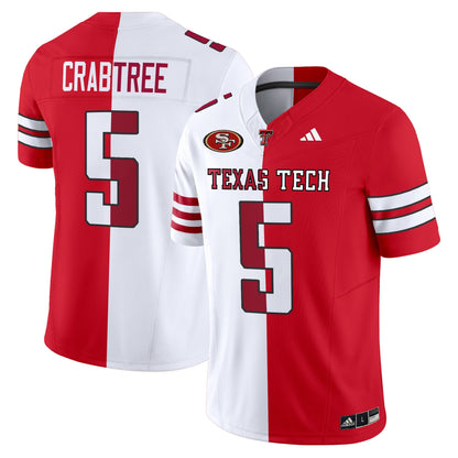 Texas Tech Red Raiders Split Vapor Limited Jersey - All Stitched