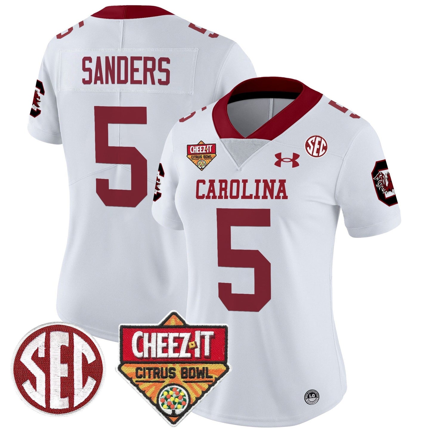 Women's SCAR 1980 Throwback Cheez-It Citrus Bowl Patch Vapor Limited Jersey - All Stitched