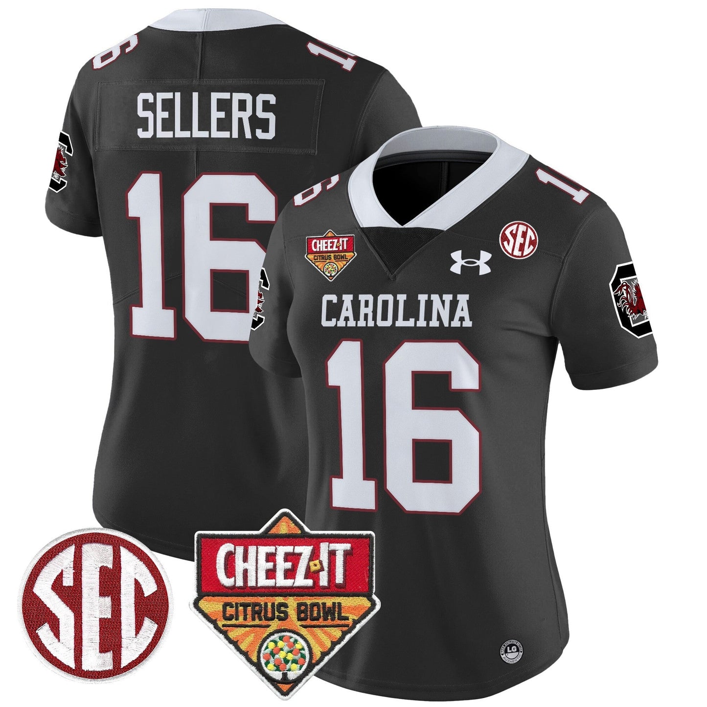 Women's SCAR 1980 Throwback Cheez-It Citrus Bowl Patch Vapor Limited Jersey - All Stitched