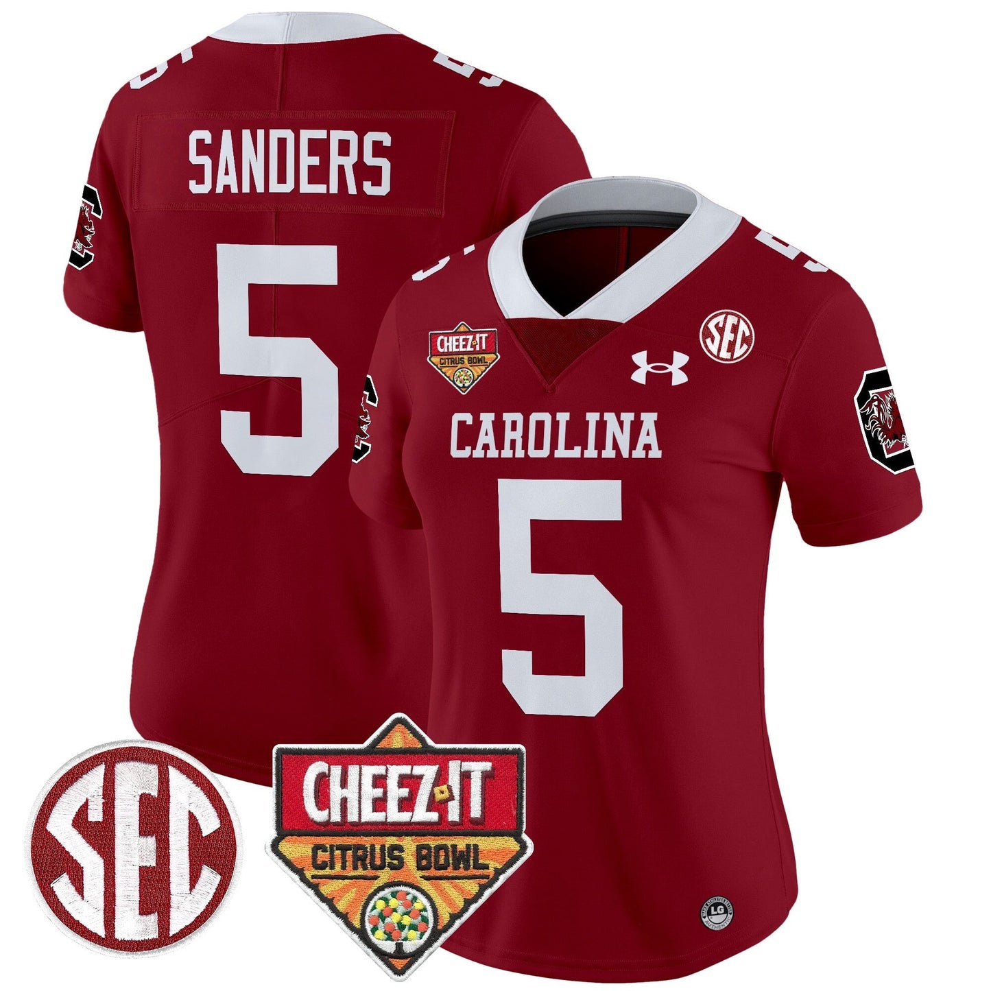 Women's SCAR 1980 Throwback Cheez-It Citrus Bowl Patch Vapor Limited Jersey - All Stitched